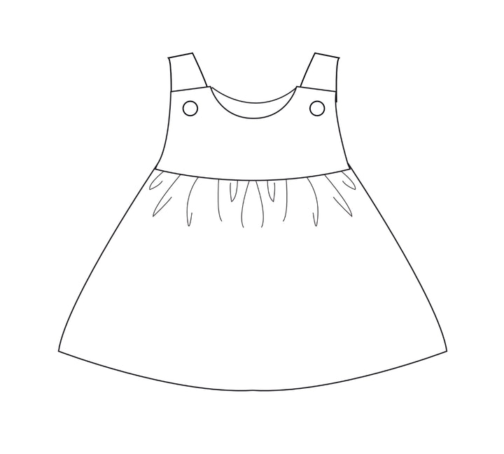 Baby Set Sewing Pattern | Tunic dress & bloomers pants PDF | Sizes 3m–4y | Easy Beginner Outfit | Comfy Baby Clothes