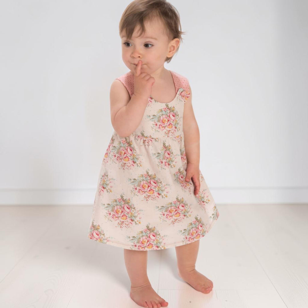 Babykleid PDF Schnittmuster LIPSIA CLARA – 2 Varianten 62/68–98/104
