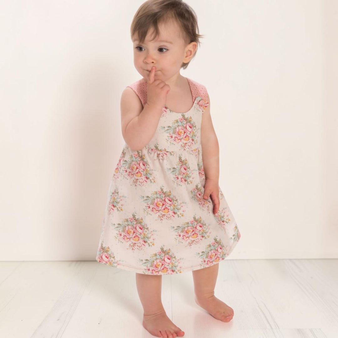 Babykleid PDF Schnittmuster LIPSIA CLARA – 2 Varianten 62/68–98/104