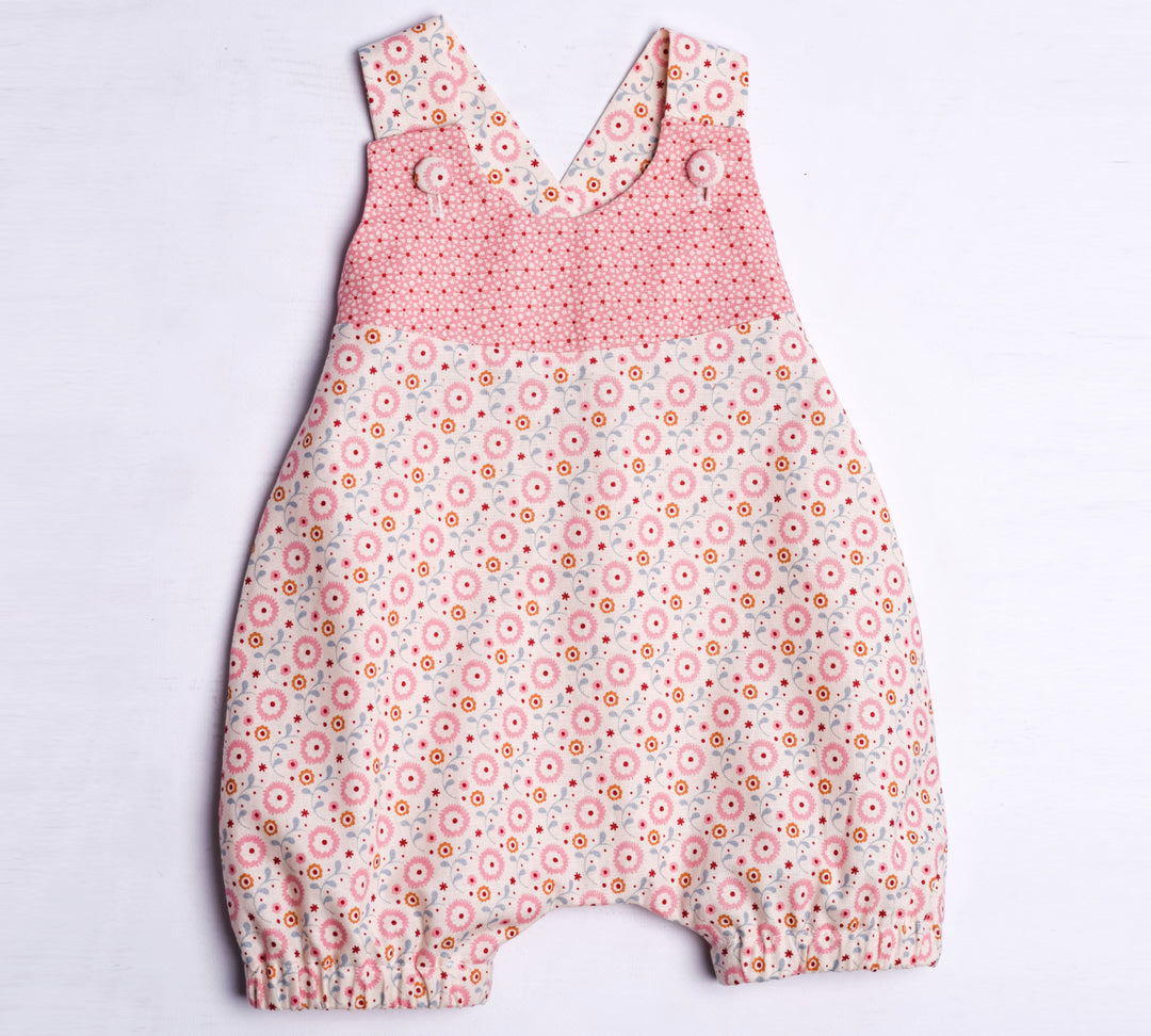 Sewing Pattern Set Romper Overalls LUNA CHARLOTTE PDF Sizes 0m-2y