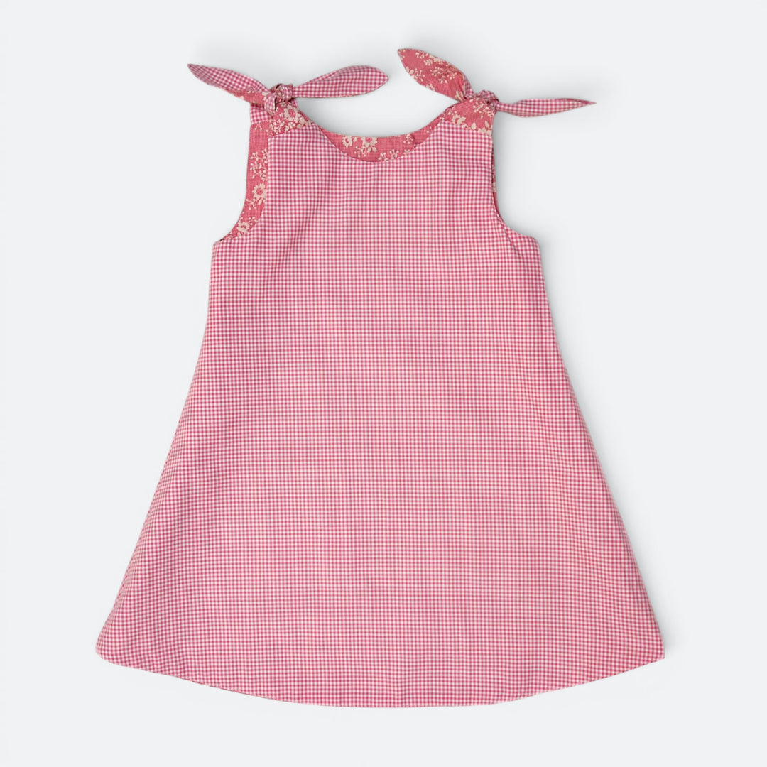 Mädchenkleid PDF Schnittmuster – 3 Varianten 74/80–146/152