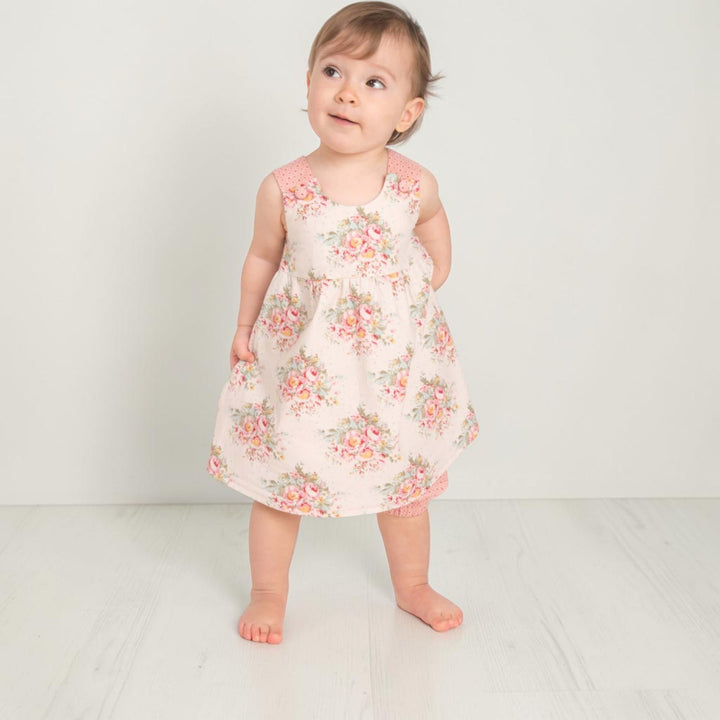 Babykleid PDF Schnittmuster LIPSIA CLARA – 2 Varianten 62/68–98/104