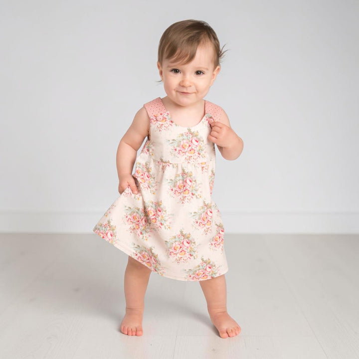 Babykleid PDF Schnittmuster LIPSIA CLARA – 2 Varianten 62/68–98/104