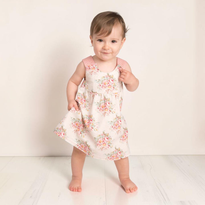 Babykleid PDF Schnittmuster LIPSIA CLARA – 2 Varianten 62/68–98/104
