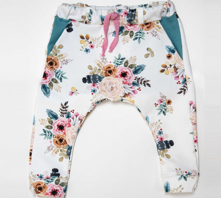 Sewing Pattern Kids Harem Pants DADO PDF Elastic Waist Pockets Sizes 12m-11y