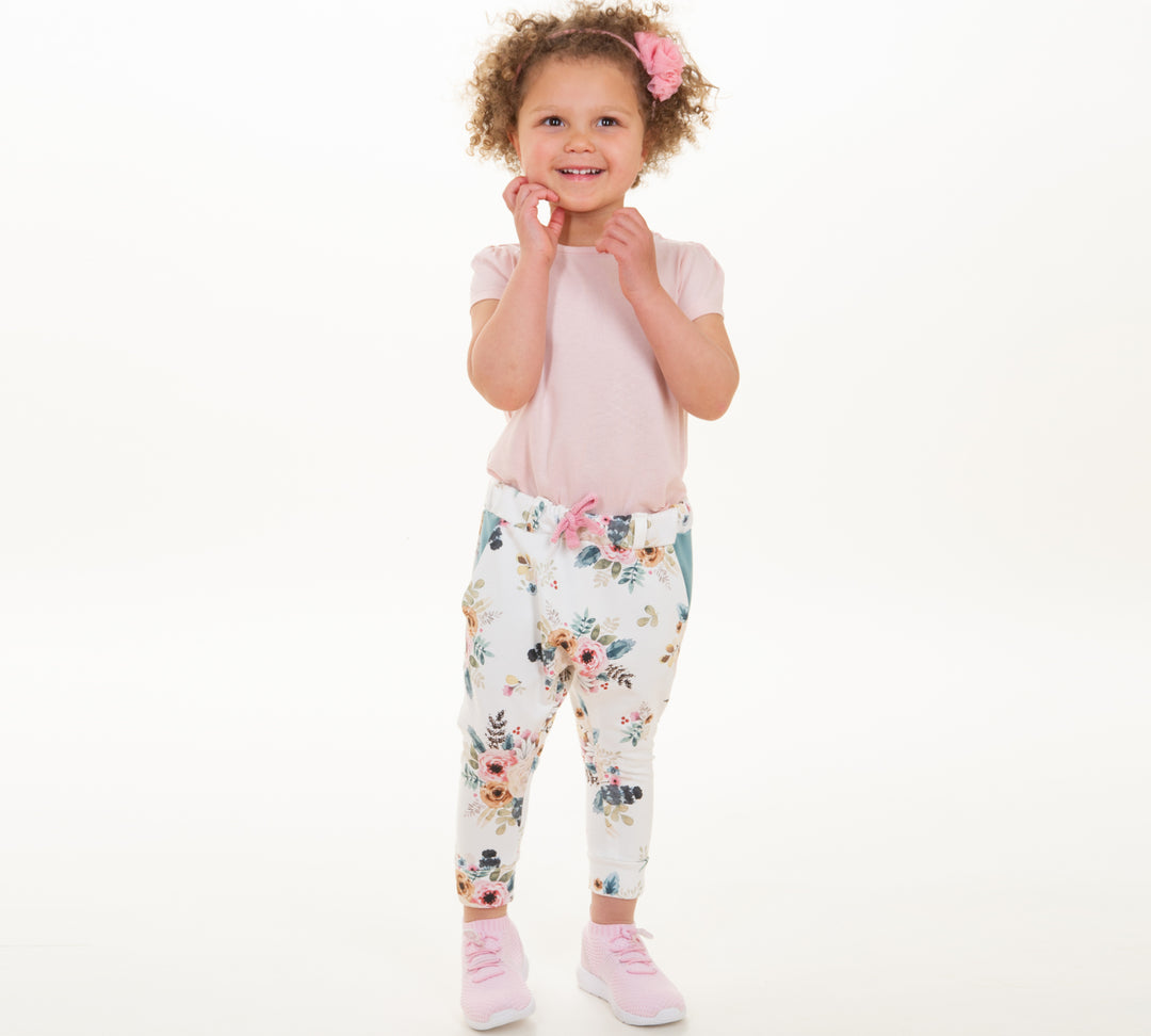 Sewing Pattern Kids Harem Pants DADO PDF Elastic Waist Pockets Sizes 12m-11y