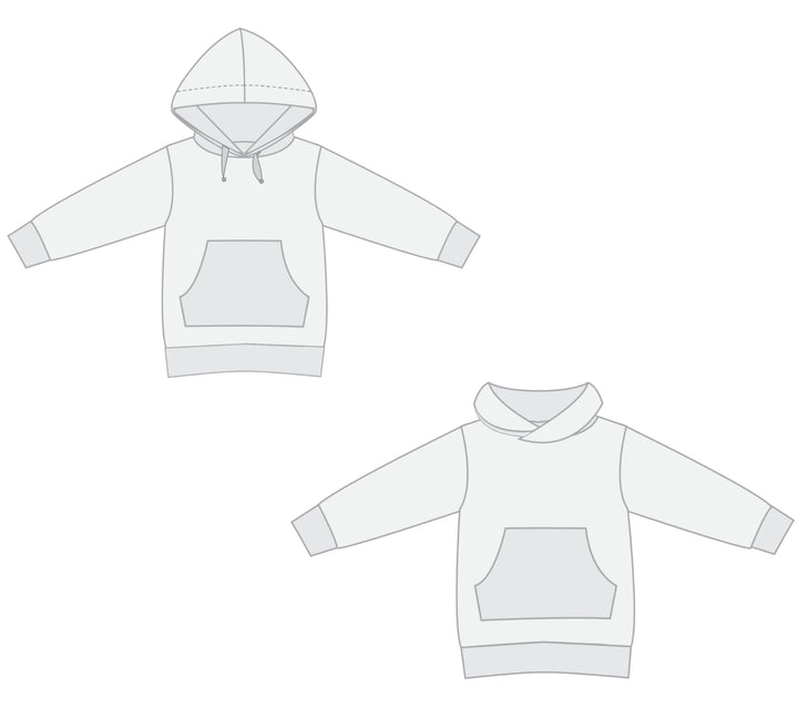 Schnittmuster Mädchen Tunika Hoodie ARWEN PDF