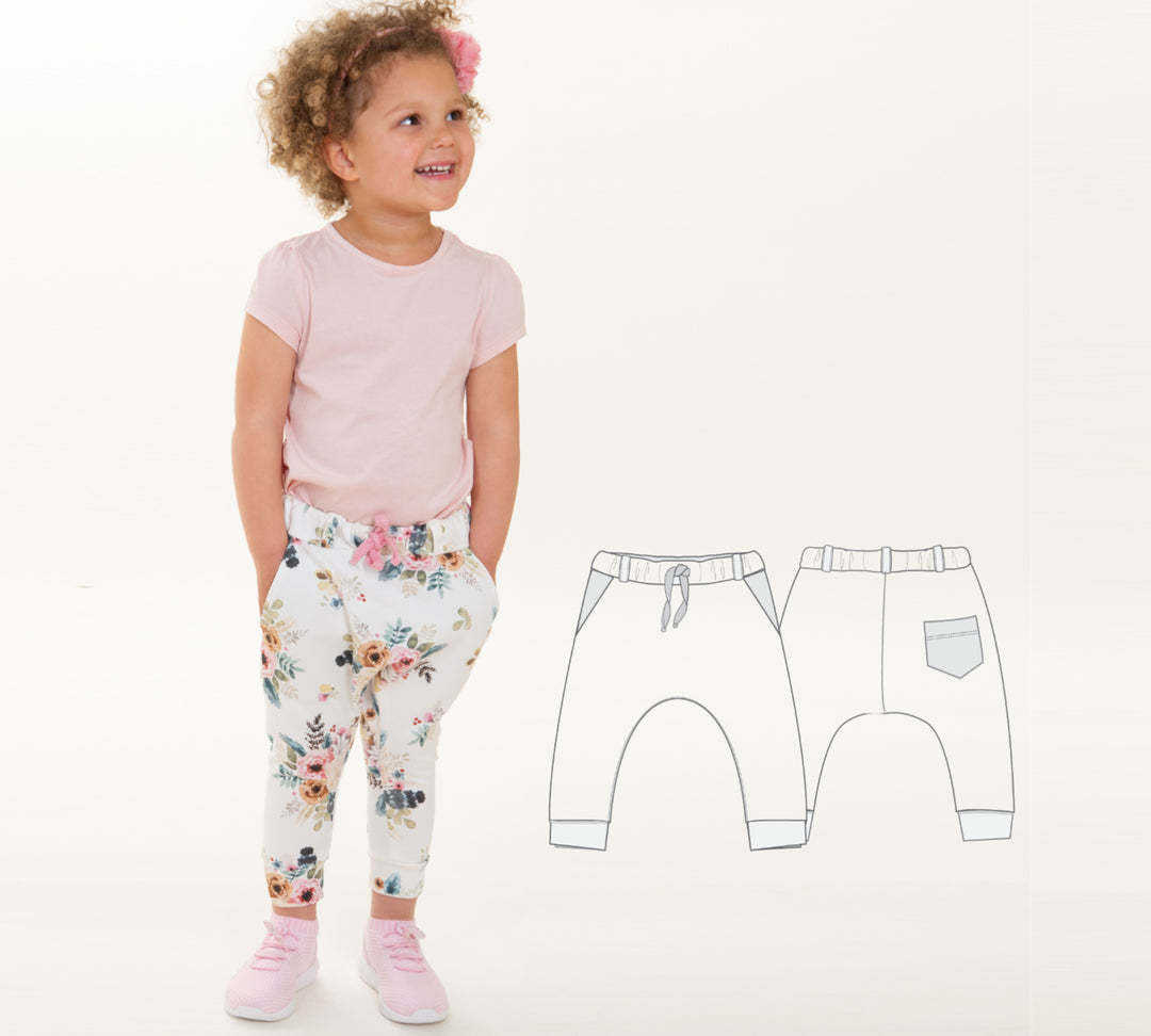 Schnittmuster Set Hoodie Hose FLY DADO PDF 2-in-1 Taschen