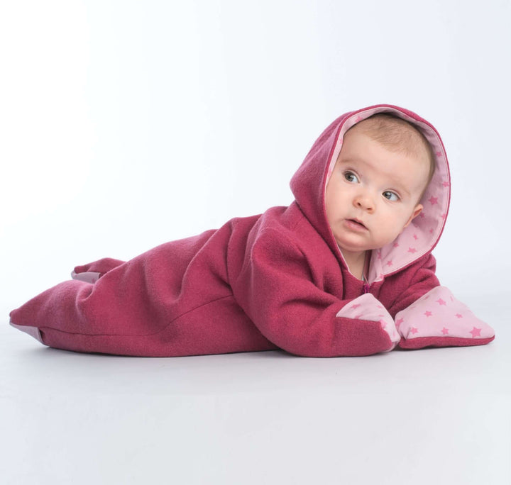 SOLE Schnittmuster Kapuzenstrampler (PDF) – mit Reißverschluss