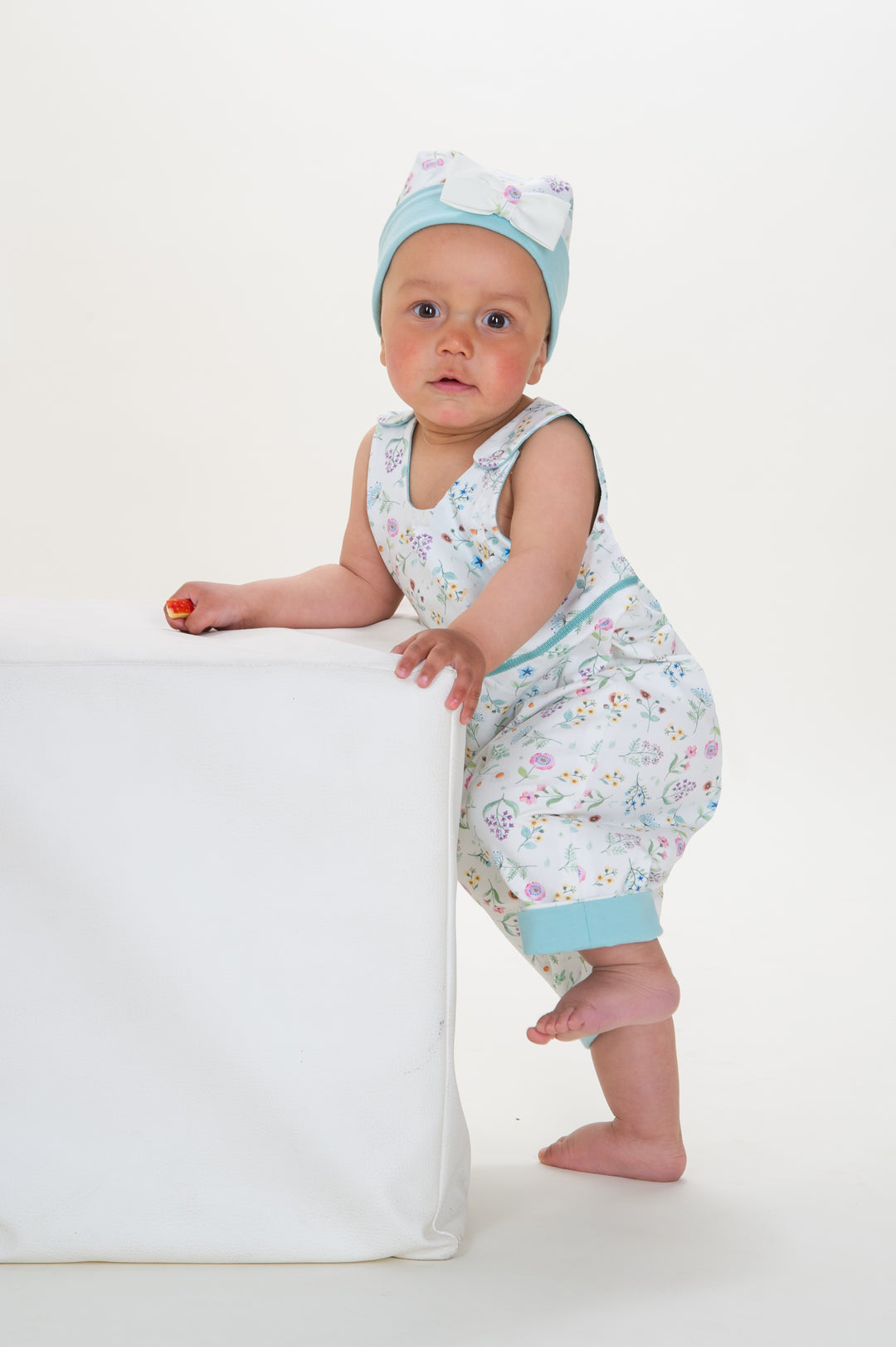 Digital Sewing Pattern Baby Romper Tutorial Complete Photo Instructions Beginner Friendly Project Summer Outfit Design Multiple Size Options Printable PDF Format Step By Step Guide Easy To Follow Instructions Infant Hat Set Perfect Handmade