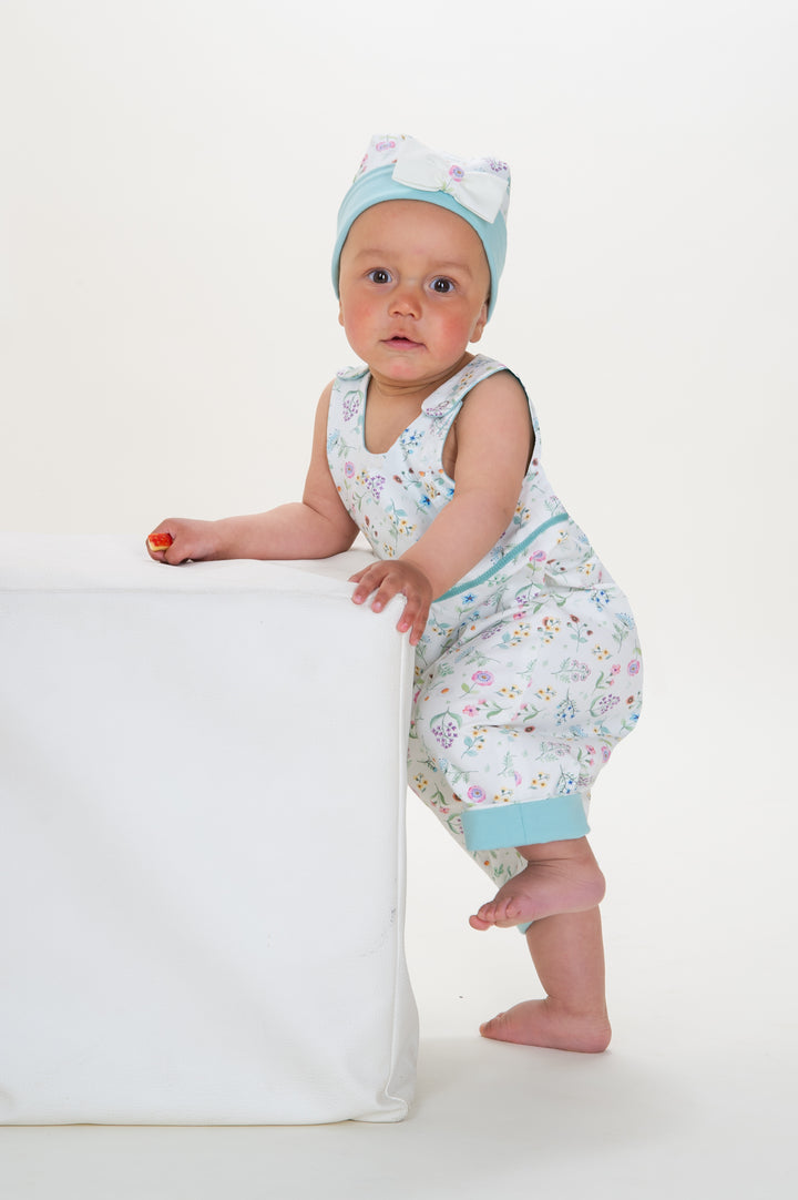 Digital Sewing Pattern Baby Romper Tutorial Complete Photo Instructions Beginner Friendly Project Summer Outfit Design Multiple Size Options Printable PDF Format Step By Step Guide Easy To Follow Instructions Infant Hat Set Perfect Handmade