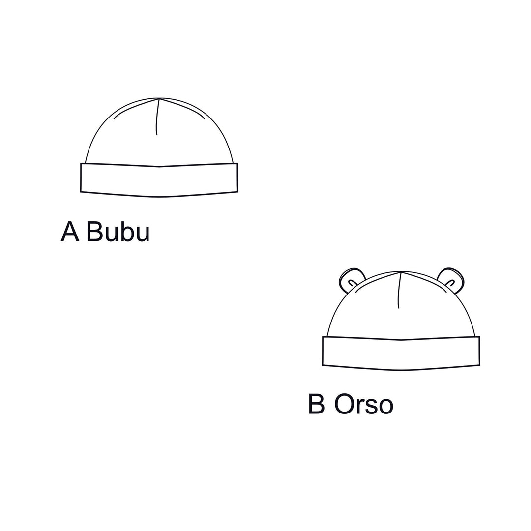 SAND + BUBU Schnittmuster Sets Baby Strampler und Mütze Neugeborene bis 3 Jahre