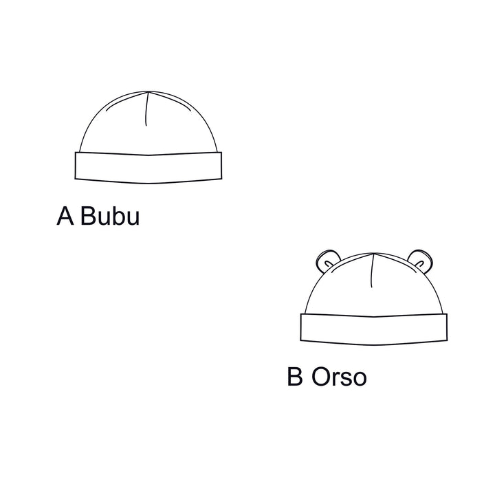 SAND + BUBU Schnittmuster Sets Baby Strampler und Mütze Neugeborene bis 3 Jahre