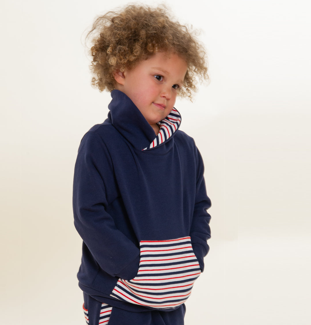 FLY Kinder Hoodie Schnittmuster Größen 12M–11J