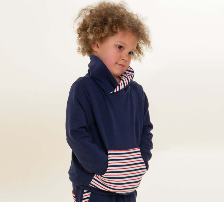 Schnittmuster Hoodie FLY PDF mit Kapuze