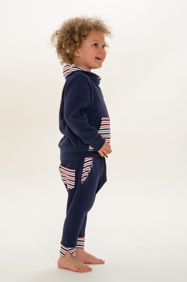 FLY und DADO Schnittmuster Sweatshirt Hoodie und Haremshose, Jogginghose