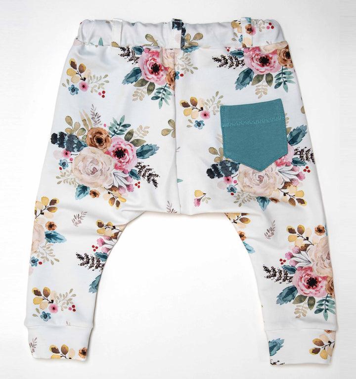 Baby Sweatpants Sewing Pattern PDF – Toddler Girl Pants with Elastic Waistband &amp; Pockets – Beginner-Friendly Instructions – Sewing Sweatpants DADO