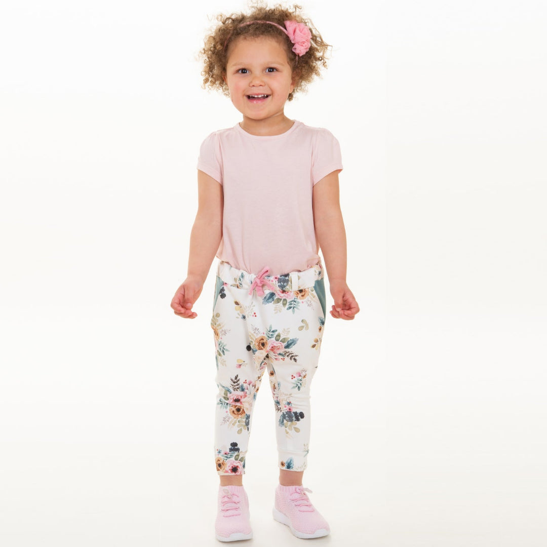 Baby Sweatpants Sewing Pattern PDF – Toddler Girl Pants with Elastic Waistband &amp; Pockets – Beginner-Friendly Instructions – Sewing Sweatpants DADO