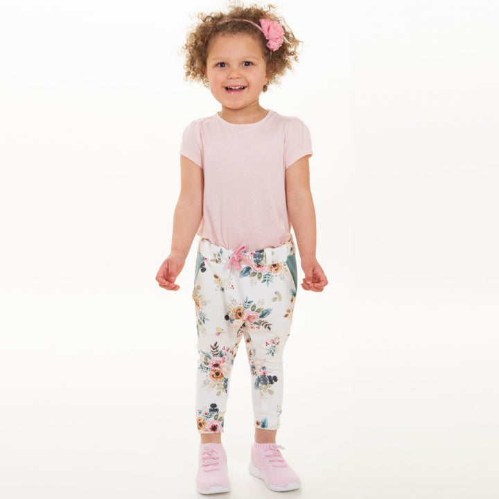 Baby Sweatpants Sewing Pattern PDF – Toddler Girl Pants with Elastic Waistband &amp; Pockets – Beginner-Friendly Instructions – Sewing Sweatpants DADO