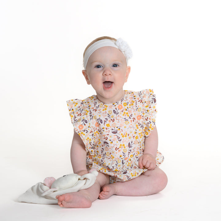 Chiara Schnittmuster Baby Mädchen Bloomer/Kurzoverall  PDF | Sommer-Strampler | Größe 50–92 | Luftig & einfach zu nähen |