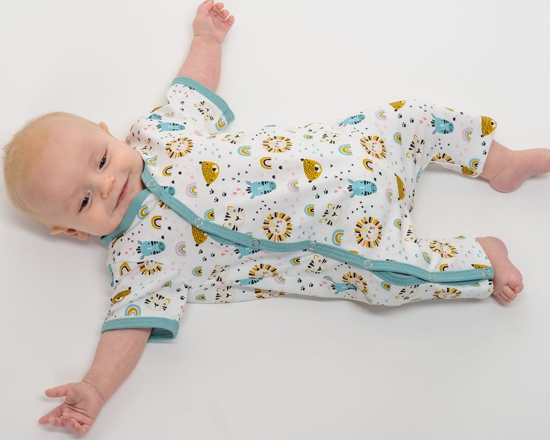 Baby Romper Sewing Pattern PDF – Long Sleeve, Simple Design – Newborn Outfit Sewing – Sewing Pattern Download – Perfect as a Baby Gift LEON