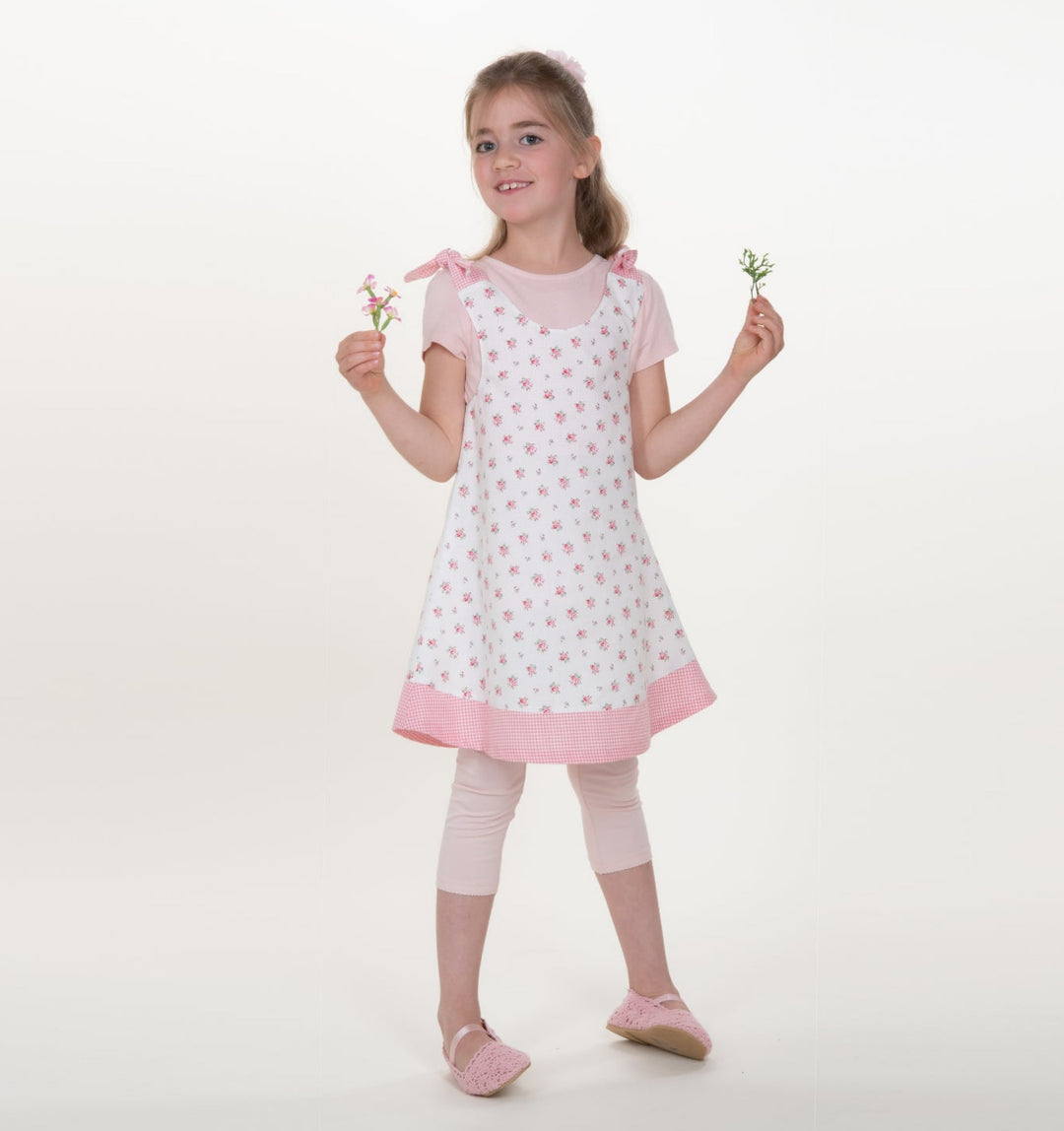 Schnittmuster Pinafore-Kleid für Mädchen JULE – 3 Varianten