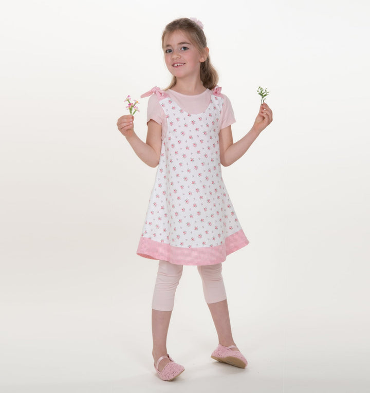 Schnittmuster Pinafore-Kleid für Mädchen JULE – 3 Varianten