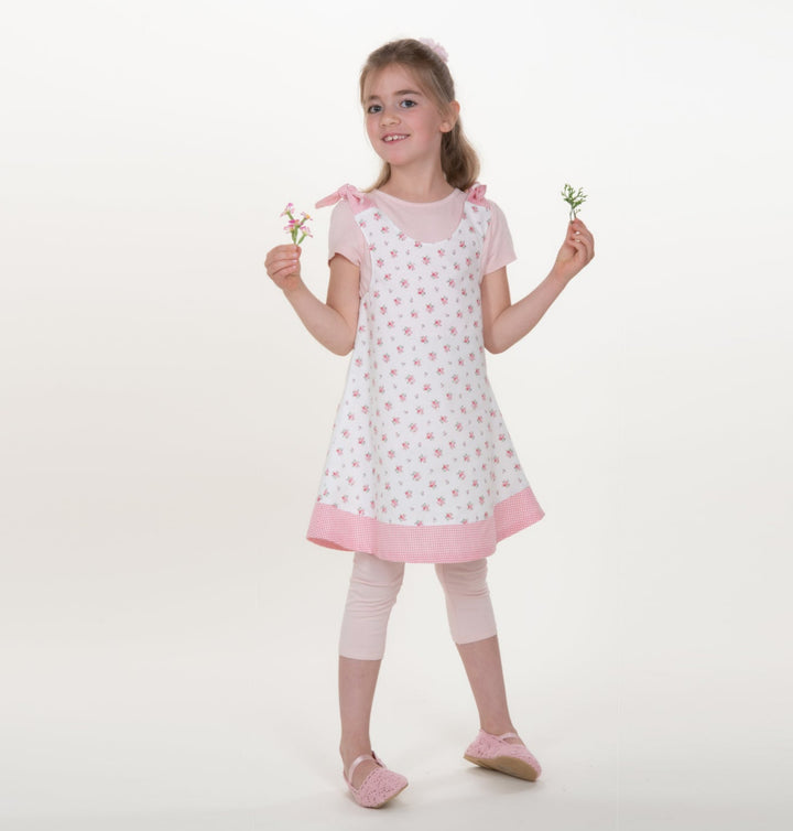 Schnittmuster Pinafore-Kleid für Mädchen JULE – 3 Varianten