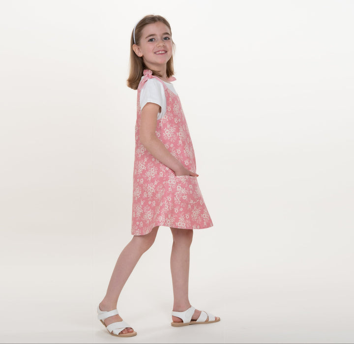 Schnittmuster Pinafore-Kleid für Mädchen JULE – 3 Varianten