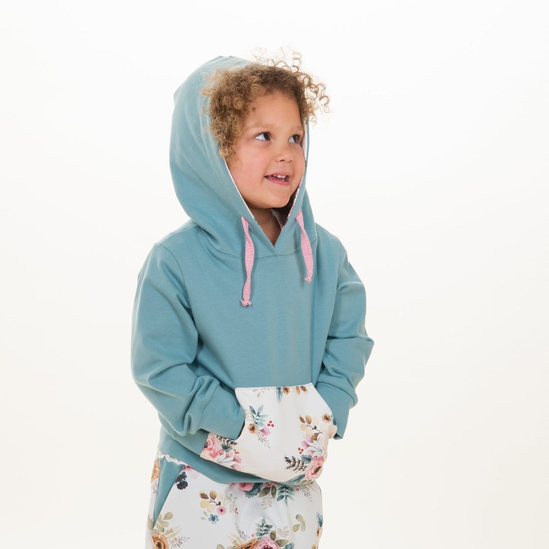 FLY Kinder Hoodie Schnittmuster Größen 12M–11J