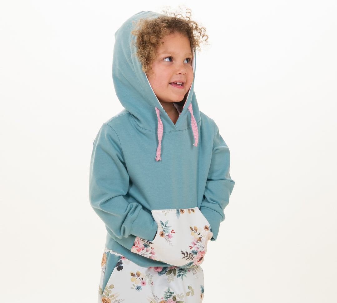 Schnittmuster Hoodie FLY PDF 2-in-1 Kapuze Schalkragen