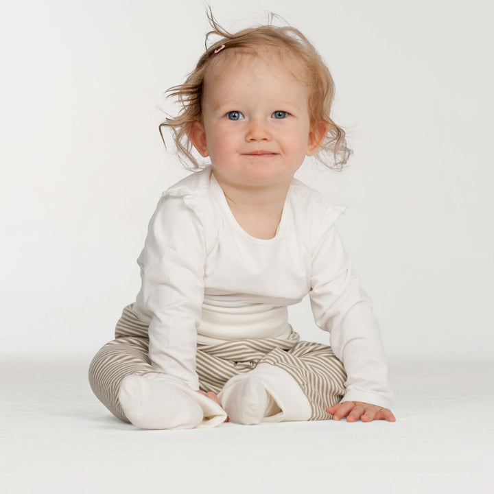 Baby Wendehose PDF Schnittmuster LUCCA – Jerseyhose mit Bündchen 62/68–98/104, niedliches Baby in Wendepants.