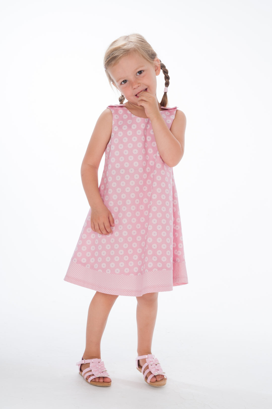 Girl's dress with bows sewing pattern Ebook pdf SIENA