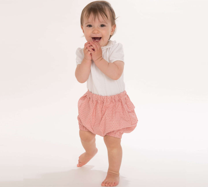 Schnittmuster Baby Twinset Babykleid Hängerchen und Pumphose CLARA EMI – Sommeroutfit für Babys