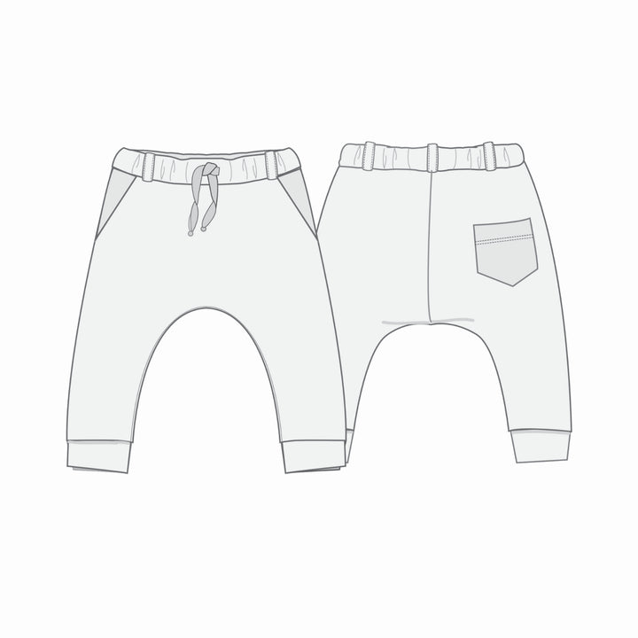 Schnittmuster Set Hoodie Hose FLY DADO PDF 2-in-1 Taschen