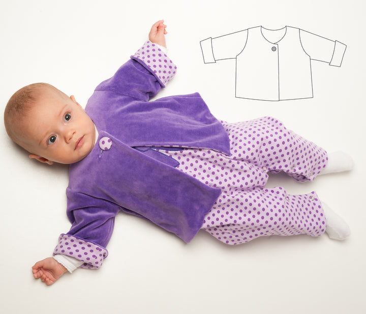 Children's jacket lined FILIPPA sewing pattern Ebook PDF