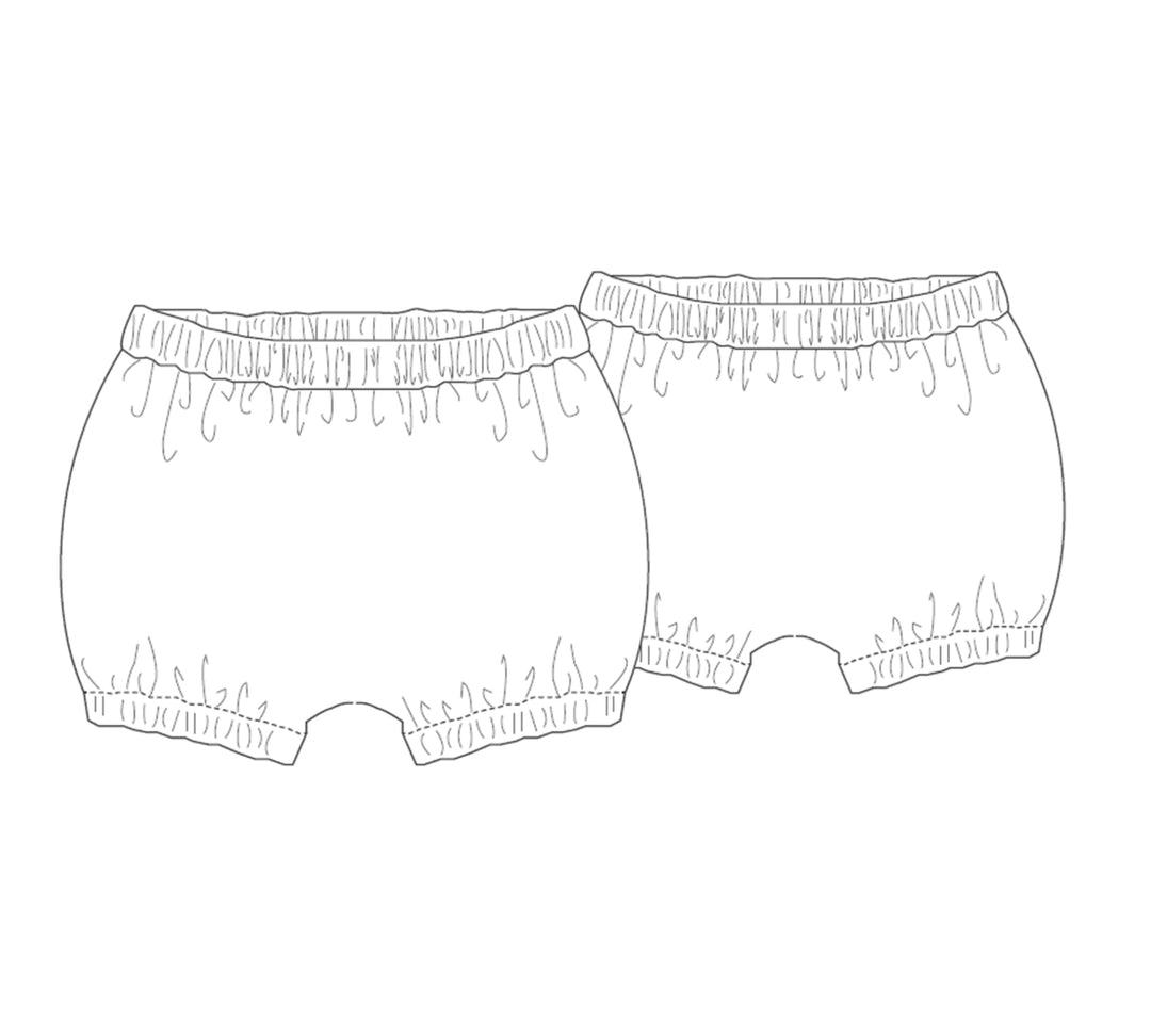 Baby Set Sewing Pattern | Tunic dress & bloomers pants PDF | Sizes 3m–4y | Easy Beginner Outfit | Comfy Baby Clothes