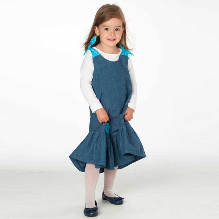 Schnittmuster Kleid STEFFI PDF 3-in-1 Fotoanleitung 74/80-146/152