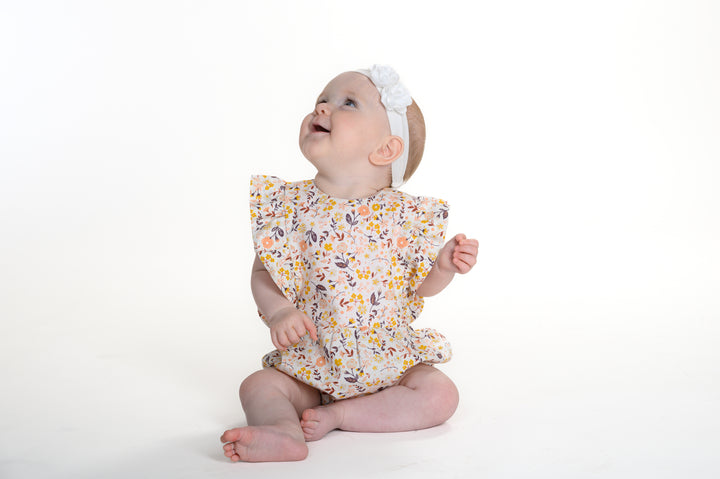 Chiara Schnittmuster Baby Mädchen Bloomer/Kurzoverall  PDF | Sommer-Strampler | Größe 50–92 | Luftig & einfach zu nähen |