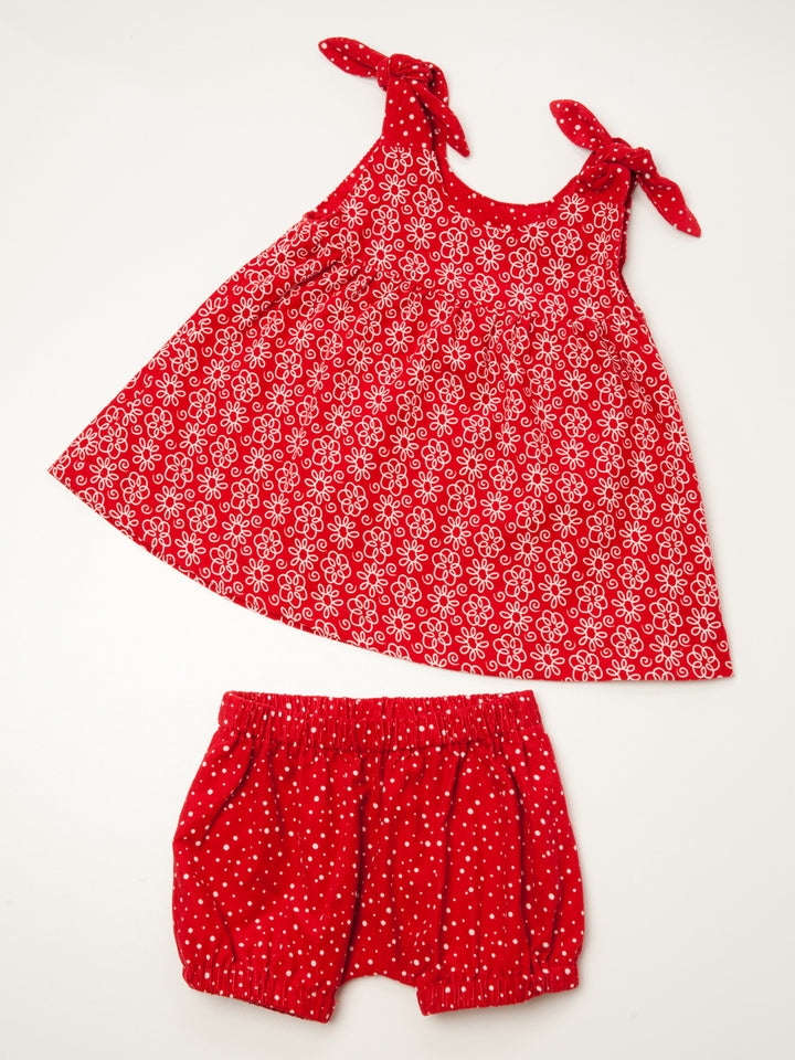 Baby Twin set romper and bloomers LIPSIA + ELISA sewing pattern Ebook pdf