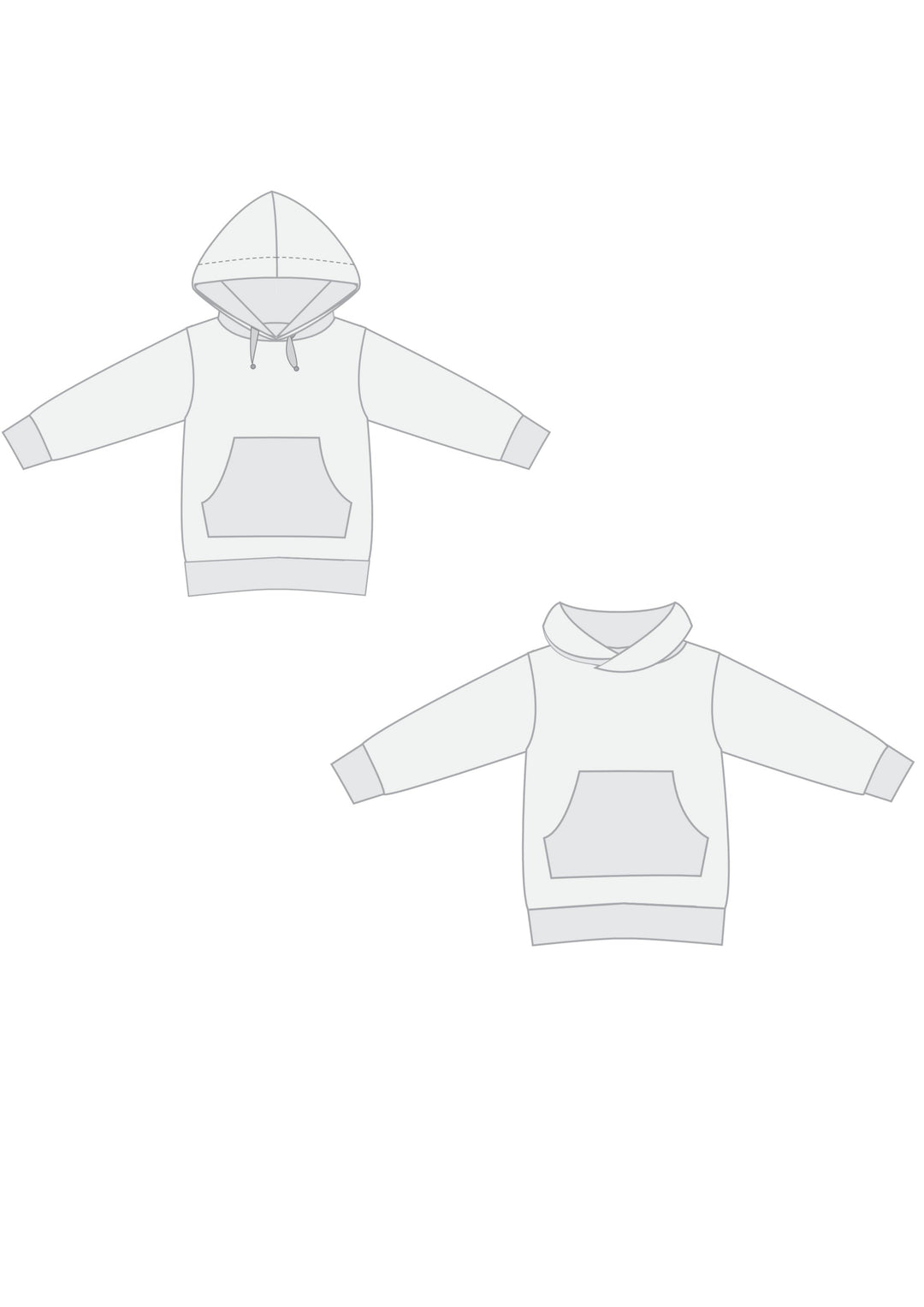 ARWEN Hoodie & Leggings Schnittmuster - Größen von 12 M bis 11 J