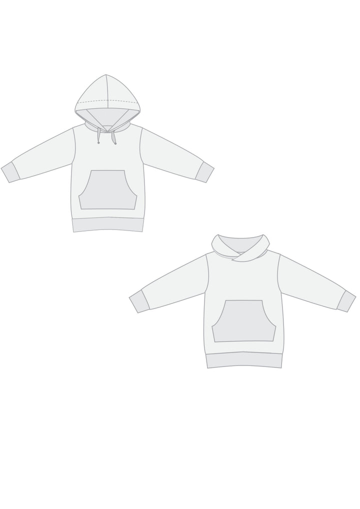 ARWEN Hoodie & Leggings Schnittmuster - Größen von 12 M bis 11 J