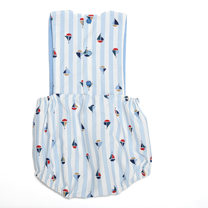 Schnittmuster Baby Latzhose Marco /Kurzoverall  PDF | Sommer-Strampler | Größe 50–92 | mit maritimen Design