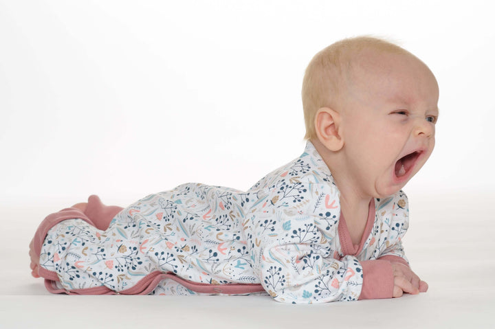 Baby romper with full button placket and cuffs, sewing pattern ebook LISA by Patternforkids