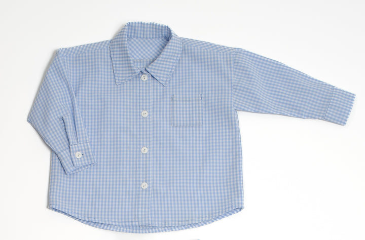 Schnittmuster Hemd für Baby und Kinder TOM Jungen Langarm und Kurzarm