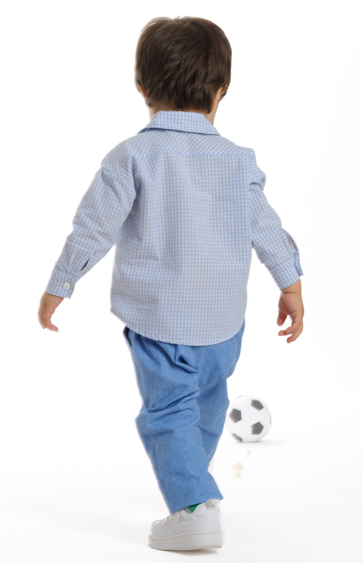 Schnittmuster Hemd für Baby und Kinder TOM Jungen Langarm und Kurzarm