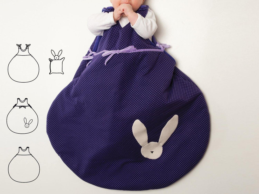 Baby Schlafsack + Kuscheltier TONDO + TONDINO Schnittmuster Ebook pdf Schnittmuster PDF Ebook download Patternforkids 
