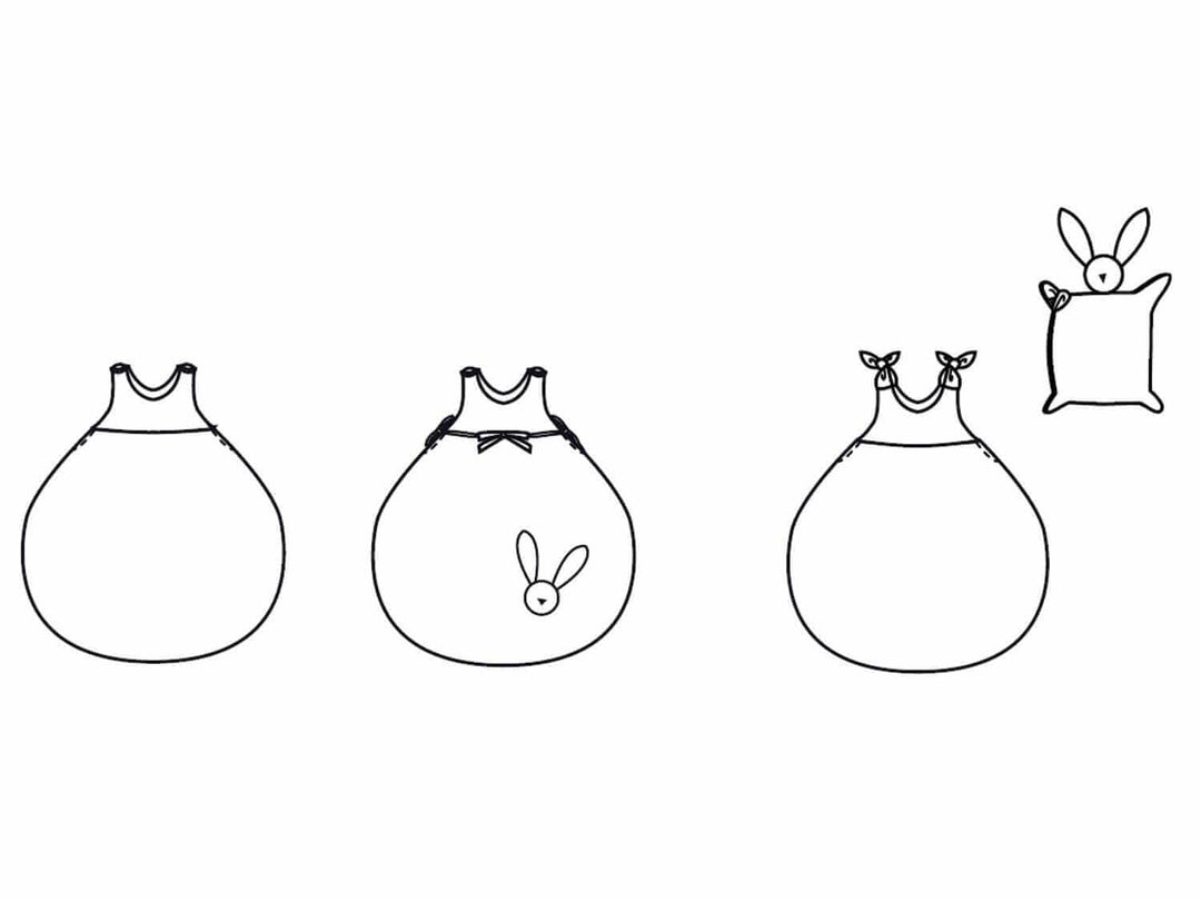 Baby Schlafsack + Kuscheltier TONDO + TONDINO Schnittmuster Ebook pdf Schnittmuster PDF Ebook download Patternforkids 