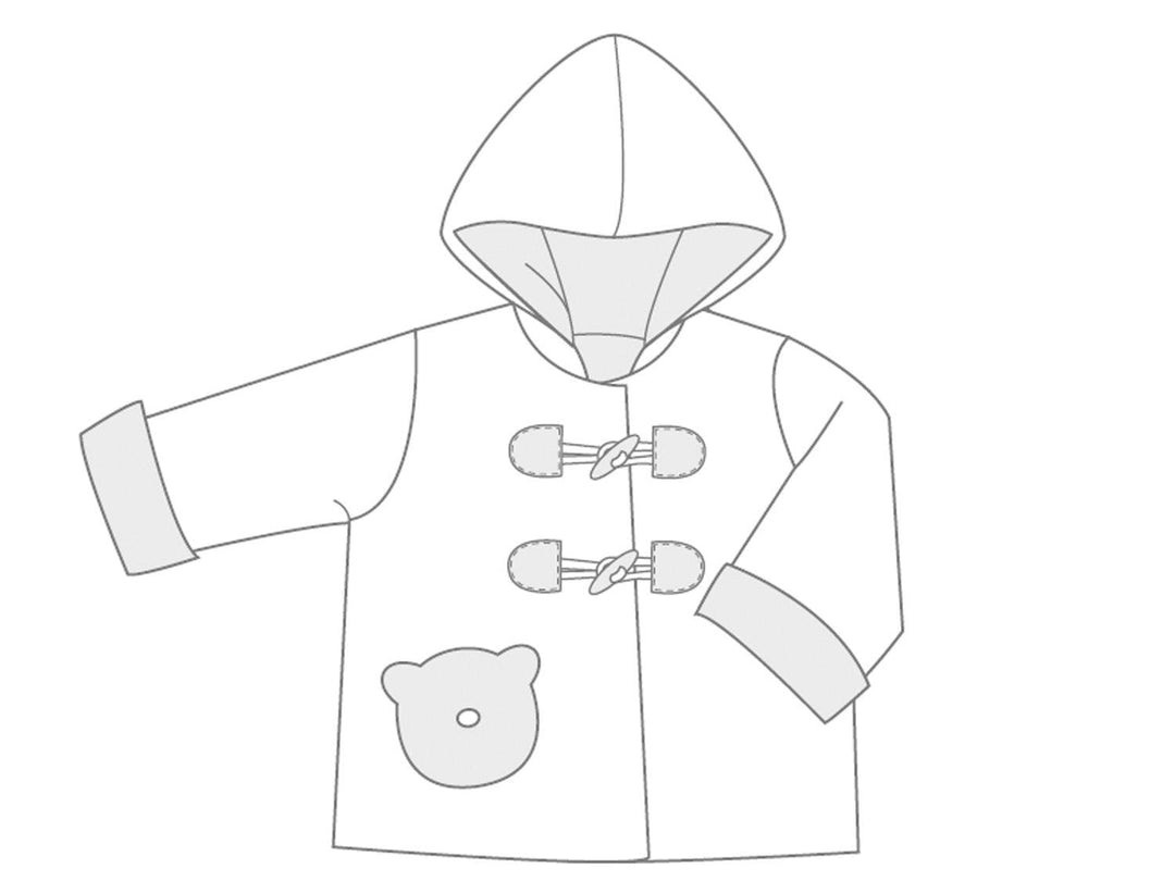 Baby und Kinder Jacke warm gefüttert mit Kapuze BRIO Schnittmuster Ebook pdf Schnittmuster PDF Ebook download Patternforkids 