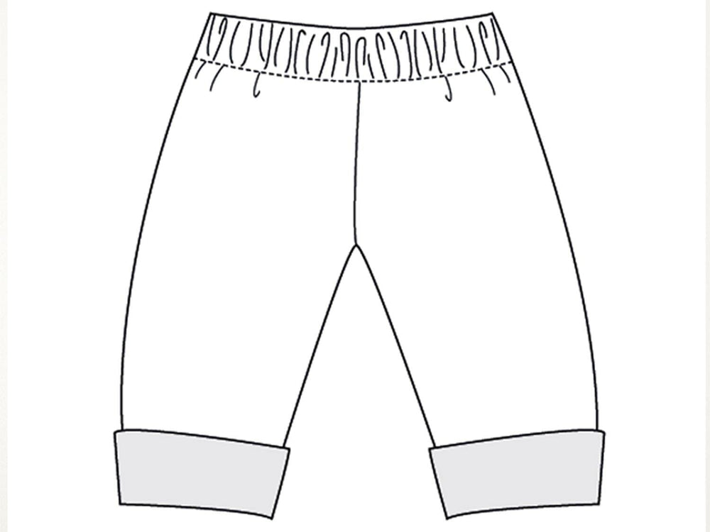 Babyhose gefüttert FIORETTO Schnittmuster Ebook pdf Größen: 56/62, 68/74, 80/86, 92/98 Schnittmuster PDF Ebook download Patternforkids 